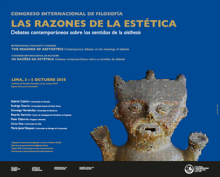 Congreso internacional “Las razones de la estética. Debates contemporáneos sobre los sentidos de la aisthesis”